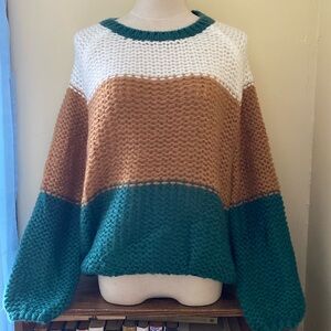 Boutique Crocheted Sweater S